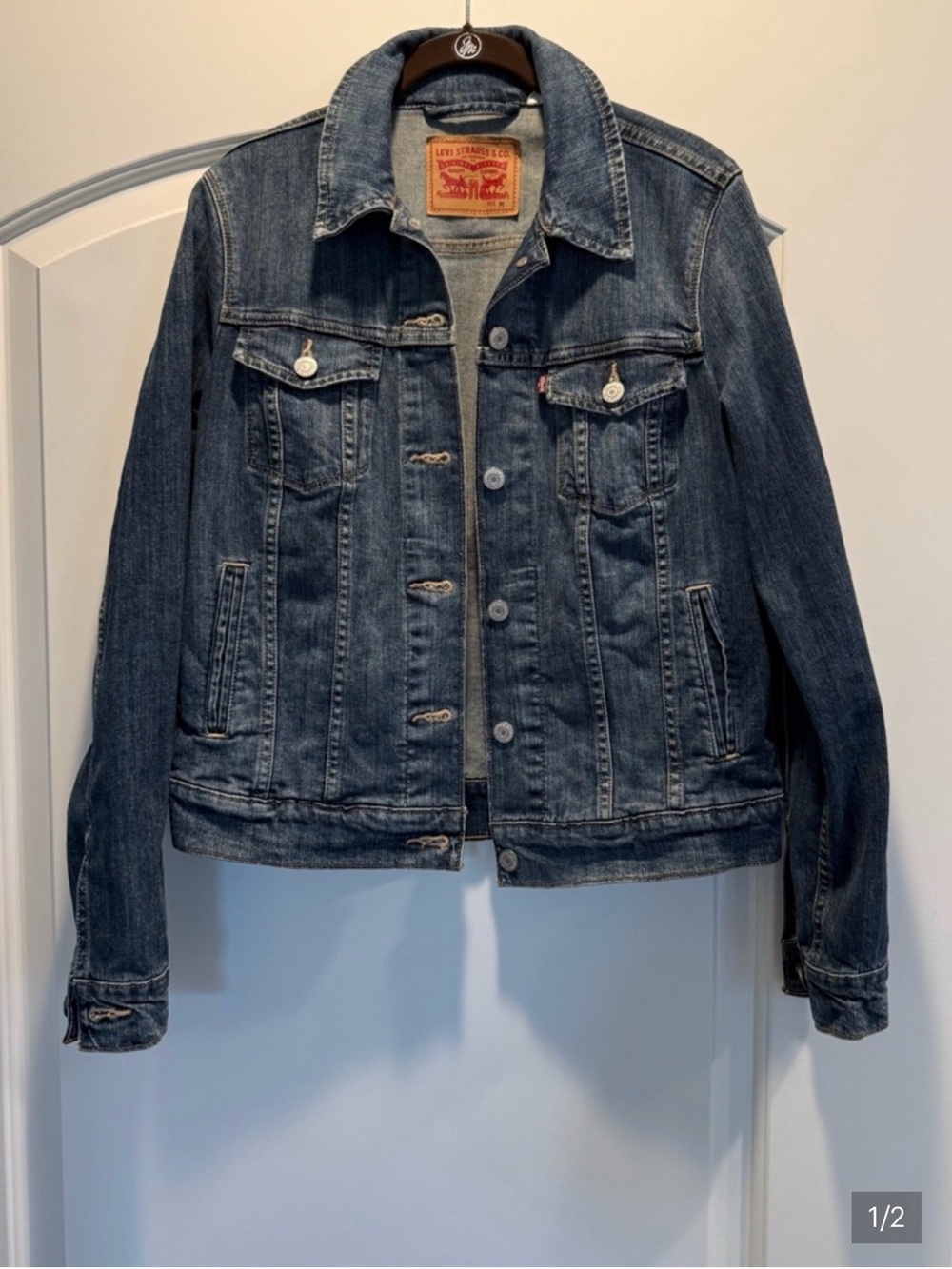 Levi's Blue Denim Jacket - Picture 3 of 3